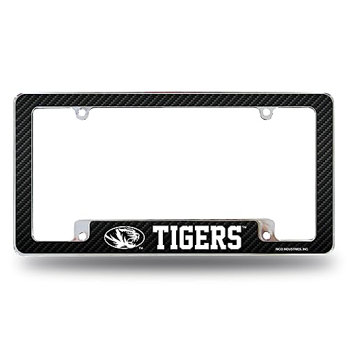 Cadre de plaque d'immatriculation NCAA Missouri Tigers durable