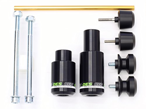 OES Frame Sliders Swingarm Spools Fork Sliders 2017 2018 2019 2020 2021 2022 2023 Kawasaki Z650 (Green)