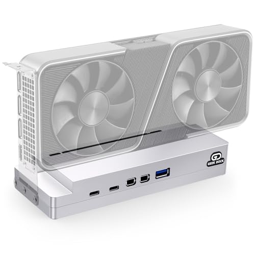 Image of Min eGPU Enclosure with Inter JHL7540 Compatible with Thunderbolt 3 /4 /USB4 and NVIDIA /AMD /PCIe,External GPU Dock Station with Mini DP1.4,Support PD 100W Charging,Daisy Chain and DC /ATX /SFX