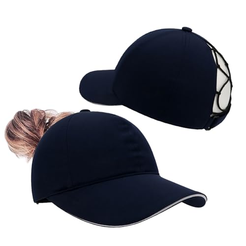 Girls Ponytail Baseball Cap - Waterproof Adjustable Sun Hat for 4-10 Year Olds, Quick-Dry Lightweight Visor2