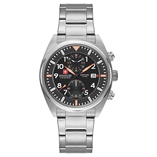 Swiss Military Airborne Chrono   Reloj, Correa de Acero Inoxidable