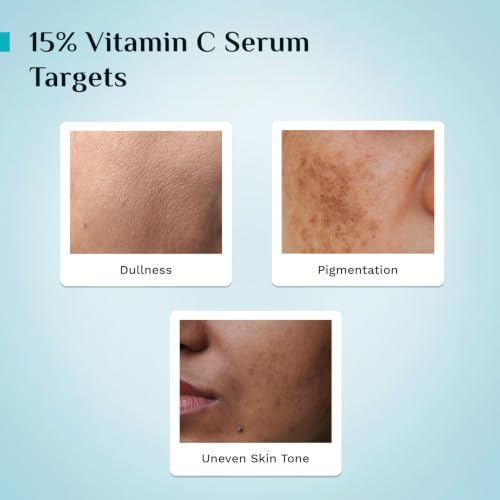 Image of Pilgrim 15% Vitamin C Serum 20 ml for Glowing Skin with Ferulic Acid & Kakadu Plum | Advanced Dark Spot Corrector, Hyperpigmentation & Brightening Face Serum | For All, Combination, Normal Skin - Pack of 2