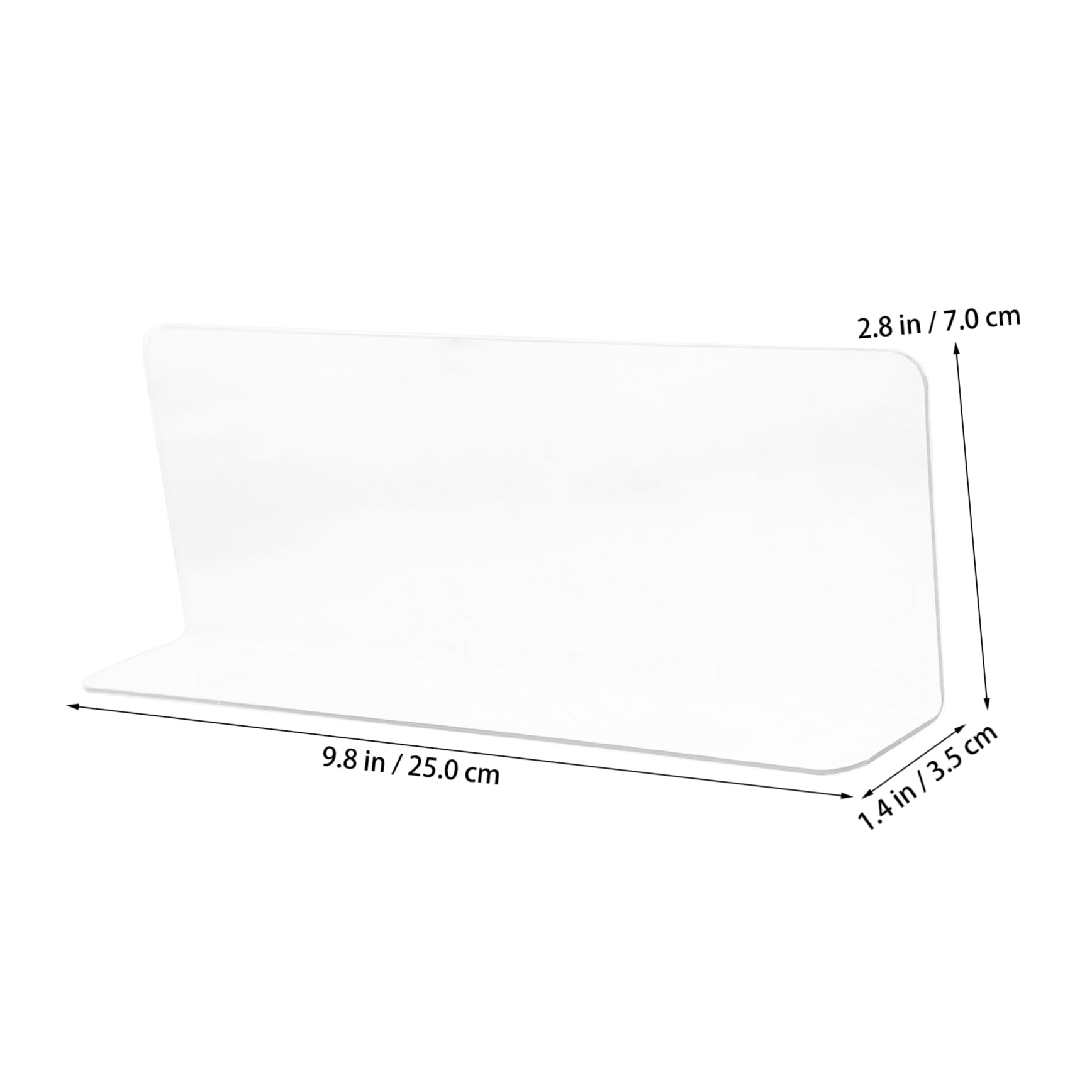 Cabilock Plastic Shelf Divider for Supermarket Organization Classification Baffles with Tape for Neatly Arranging Snacks