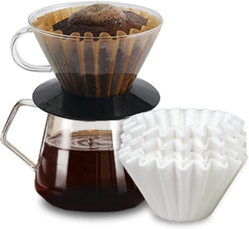 コーヒーフィルター ウェーブ 185 coffee filter 2ー5杯用 100枚入り 使い捨て ホワイト カリタ コーヒーフィルター185シリーズに対応 KWF-185