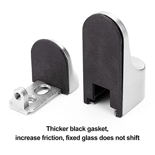 Zliger 6 Pezzi Morsetto di Vetro Lega di Zinco