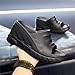 GSLMOLN Slippers for Women Sandals Non Slip Quick Drying Thick Sole 8CM Peep Toe Spa Beach Indoor&Outdoor Casual Fashion Black Size 3.5