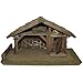 Alfred Kolbe Krippen 1331/12 Weihnachtskrippe aus Holz für 10-12 cm Figuren 55 x 30 x 29 cm, Braun