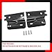 Soft Top Left and Right Bow Brackets with Screws Compatible with Jeep Wrangler 2013-2017 JKU 4-Door Only Replace 68163704AB, 68163705AB