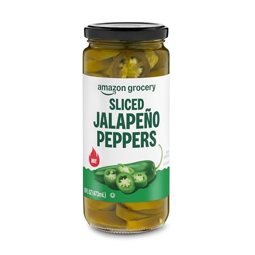 Amazon Fresh, Sliced Jalapeno Peppers 16 Oz