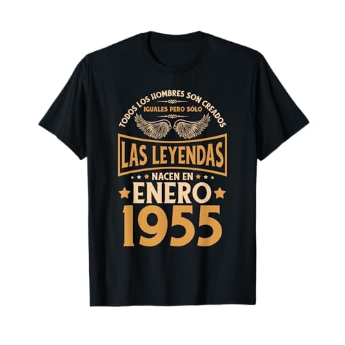 Cumpleaños Hombre Regalos Las Leyendas Enero 1955 Camiseta