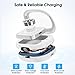 PARBTG Wireless Charging Case Compatible with Ou-ra Ring Gen 4 & 3 Charger, 2000mAh Portable Charging Case with LED Display for Fitness & Travel, 30-Day Runtime (Official Charger Not Included) White