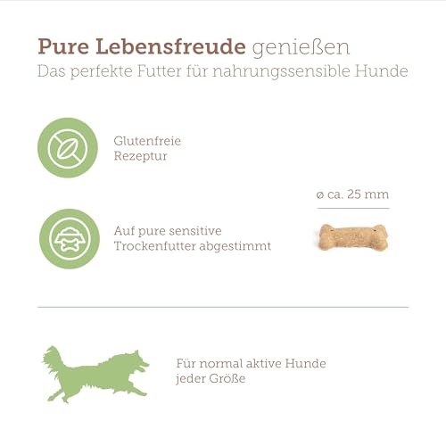 MERA Pure Sensitive Goody Snack Insect (600g), gesunde Leckerlis für Sensible Hunde, Hundeleckerli aus Insekten-Protein und Reis, Hundesnack glutenfrei für Training und Belohnung (Packung mit 2)