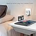 TESSAN Type E F Plug Adapter, Schuko European Plug Type F Travel Adaptor with 2 USB, German France Travel Power Outlet Charger for US to Europe Spain Iceland South Korea Greece Norway
