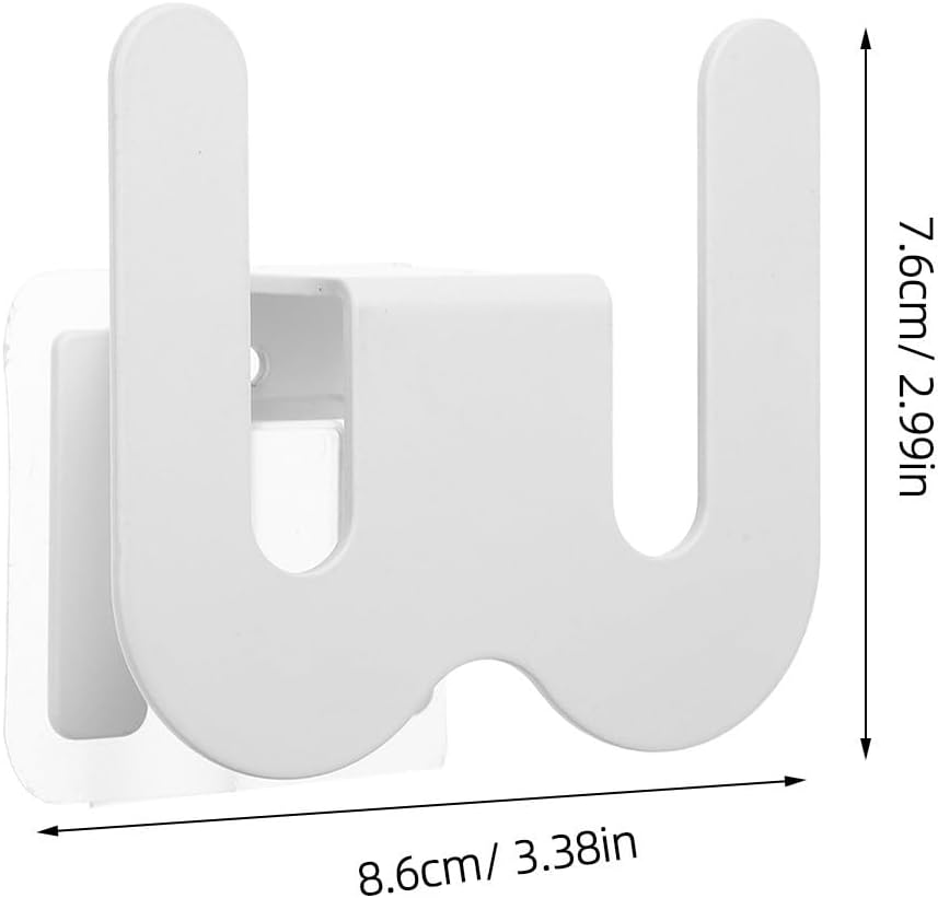 2pcs Wall Mounted Slipper Rack with Water Drainage Function and Resisting Deformation, Space Aluminum Minimalist Hanging Shoe Organizer for Bathroom or Door, White