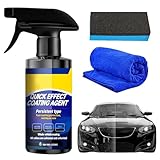 Quick Effect Coating Agent for Car, 2025 Neu 3-in-1 Hoher Schutz Schnellwirkungs-Beschichtungsmittel, Beschichtungsspray Autolack, Autos Kratzer Entferner, Wasserfestes öLfestes (1PCS)