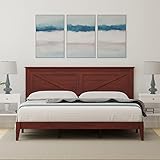 Glenwillow Home Farmhouse Solid Wood Platform Bed