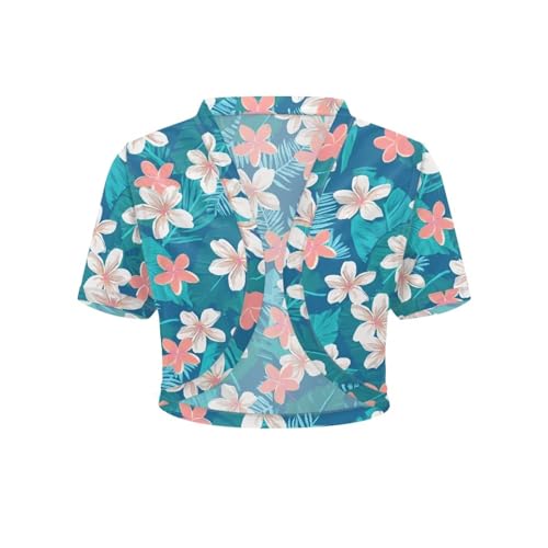 Image of Womens Short Sleeve Bolero Shrug Open Front Knit Cropped Cardigan Shoulder Cover for Dress Cute Casual Knit Cover Up