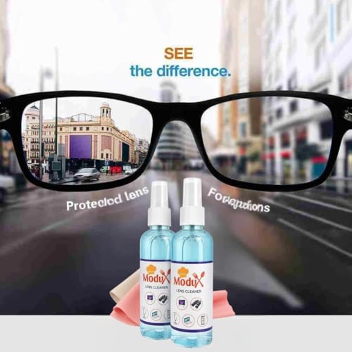 Image of SONORO KATE Lens Cleaner Spray Combo 100 ml + 100 ml with 2 Microfiber Cloths - Streak-Free Anti-Fog & Anti-Static Cleaner for Spectacles, Eyeglasses, Sunglasses, Camera Lenses, Binoculars & Screens