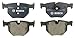 BOSCH BP1042 QuietCast Premium Semi-Metallic Disc Brake Pad Set - Compatible With Select BMW 525i, 528i, 528i xDrive, 528xi, 530i, 530xi, 535i xDrive, 535xi, X5, X6; REAR