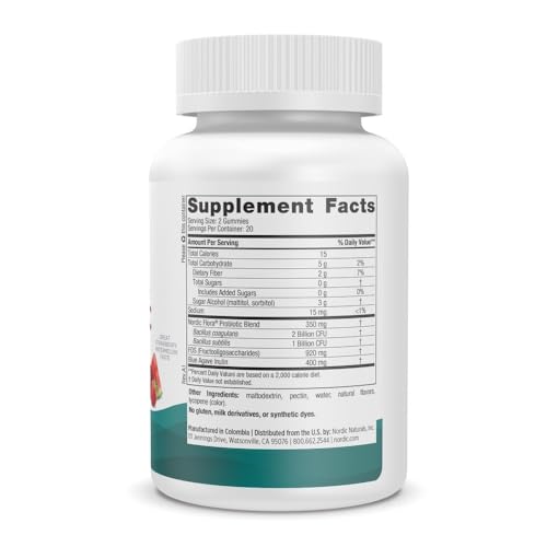 image for Nordic Naturals Zero Sugar Probiotic Gummies - Strawberry Watermelon F