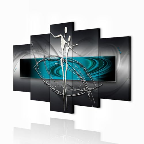 decomonkey Bilder Abstrakt 200x100 cm 5 Teilig Wandbild Groß Leinwandbild XXL Deko Wohnzimmer Schlafzimmer Büro Wanddeko Leinwand Pictures For Wall Poster Wall Painting Modern decomonkey Bilder Abstrakt 200x100 cm 5 Teilig Wandbild Groß Leinwandbild XXL Deko Wohnzimmer Schlafzimmer Büro Wanddeko Leinwand Pictures For Wall Poster Wall Painting Modern