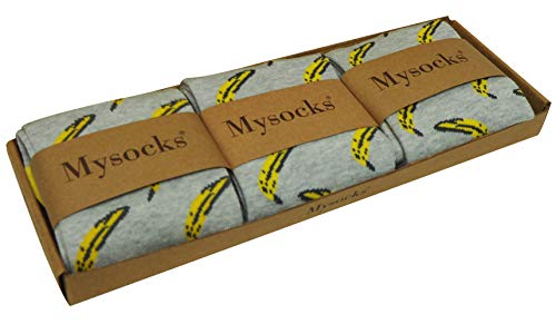 Image of Mysocks Unisex Extra Fine Combed Cotton Crew Socks |Colourful Designs | Seamless Toe | Make Your Steps Enjoyable