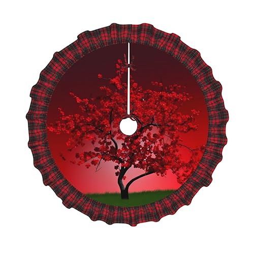 Jupe de sapin de Noël 122 cm protège-sol contre sève et eau - 3