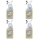 Bar Keepers Friend NEW trigger Spray + Foam Cleaner for Stainless Steel/Tile/Porcelain/Ceramic/Aluminum/Copper/Brass/Chrome/Glass, 25.4 Oz. (4-Pack)