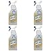 Bar Keepers Friend NEW trigger Spray + Foam Cleaner for Stainless Steel/Tile/Porcelain/Ceramic/Aluminum/Copper/Brass/Chrome/Glass, 25.4 Oz. (4-Pack)