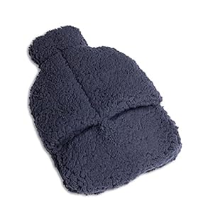 SLOUCHER Fußwärmer Wärmflasche für die Füße – 2 in1 -super soft und wärmend, Farbe:anthrazit, Größe:29 x 38 x 8 cm
