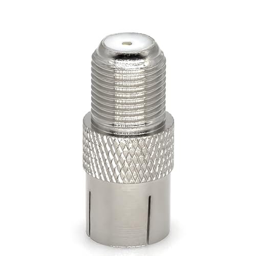 Adaptadores coaxiales tipo F a PAL TV, 2 piezas miniatura 4