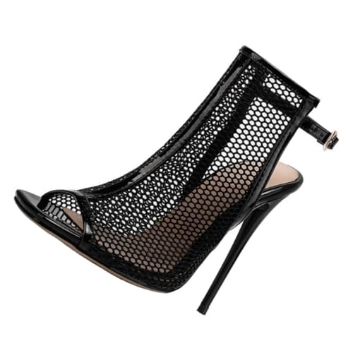 Sandales à talons hauts femme avec découpes bout ouvert habillé