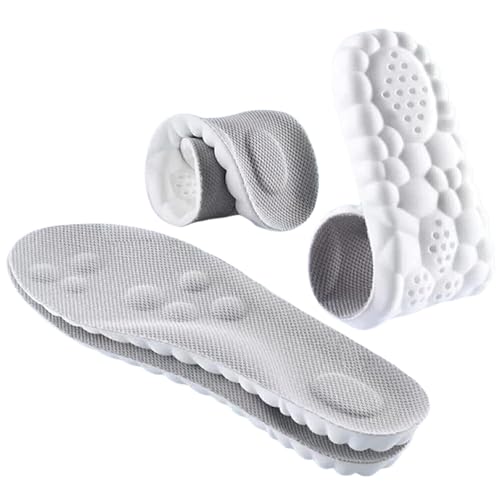 Image of 4D Cloud Technology Insole - Super Soft Comfort Insoles, Soft Foot Protection Cloud Feeling Insole, U-Shape Memory Foam Insoles, Memory Foam Insoles (Gray, Men 11.5-13)