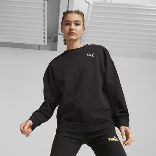 Image of PUMA Cotton Women Crew Neck Sweatshirt