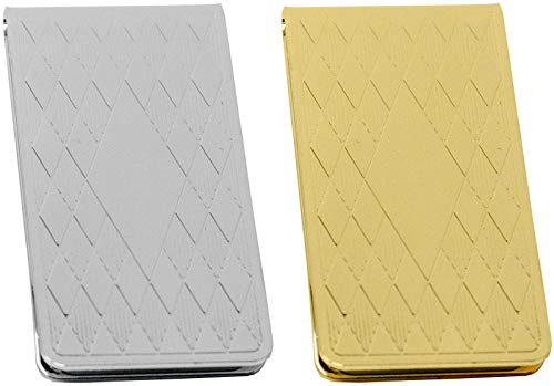 Geldklammer aus verchromtem Edelstahl in Silber und Gold Cover
