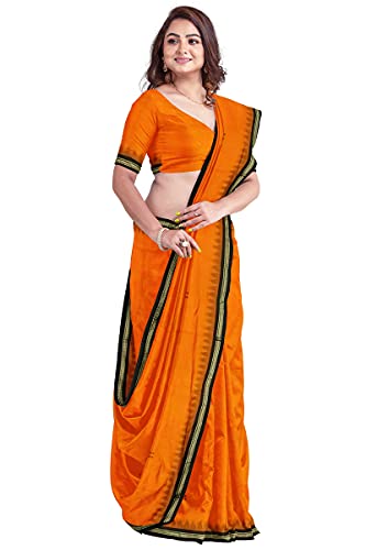 Image of Odisha Sambalpuri Handloom Ikat Women's Cotton Saree, Odisha Handloom Handmade Pure Cotton Khandua Saree, Ikkat Orissa Traditional Handloom Saree Without Blouse