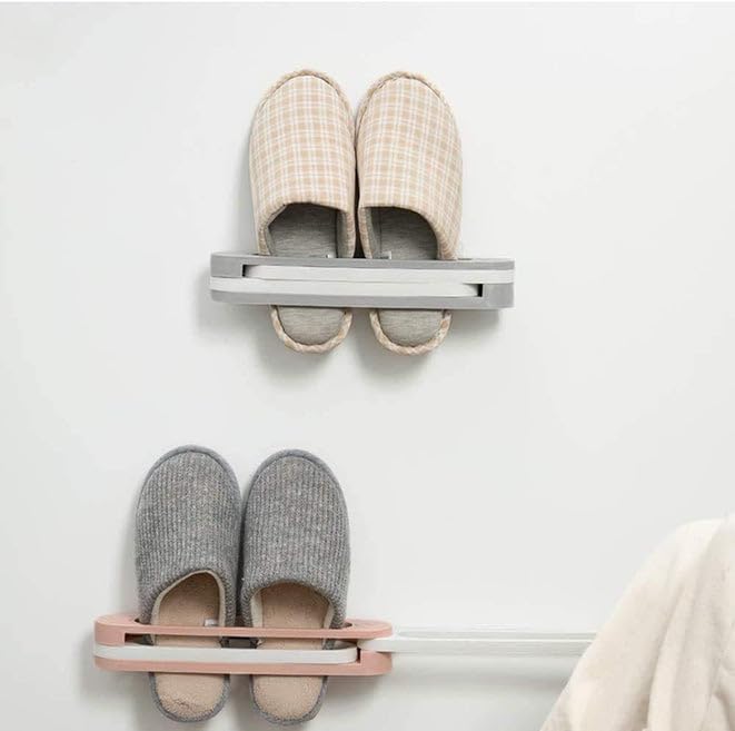 Image of Multifunction Folding Slippers, Slipper Hanging Stand, Slipper Hanger Stand for Wall, Slipper Organizer Stand, Slipper Hanging Organiser, Slipper Hanger Stand