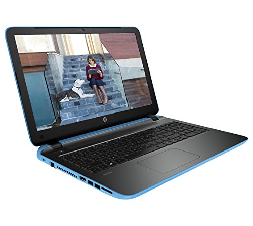 Image of HP Pavilion 15-P029TX 15.6-inch Laptop (Core i3-4030U /4GB /1TB /Win 8.1 /2GB Graphics /with Laptop Bag), Aqua Blue