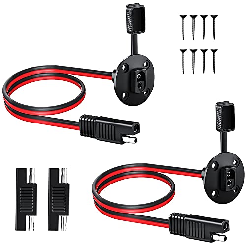 LONLIDANSI Steckdose Seiten Wand Anschluss 10AWG Solar Panel Unterputz Anschluss Stecker Kabel für Solar Generator Batterie LadegeräT Cover