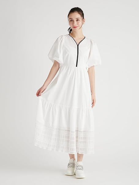 定価4.2万 未使用 トゥービーシック バルーンスリーブ ティアードワンピース バルーンスリーブティアードミニワンピース[dk1178] - メルカリ