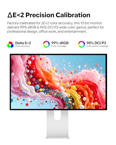 Image of P27G 27'' UHD 4K (3840x2160) Monitor, IPS Panel, 10-Bit Color, 99% sRGB, 96% DCI-P3, 60Hz, HDR, 163PPI, Eye Care, Anti Glare (Honeycomb - with Stand x2)