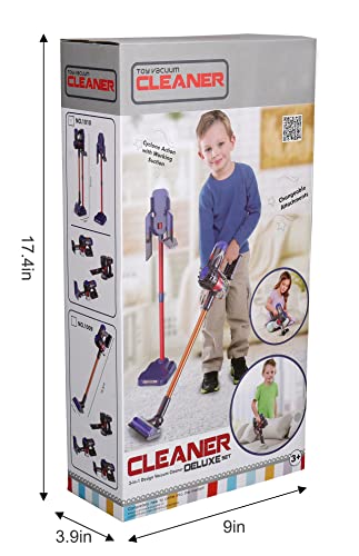 Meijiaba XCQ-ZL-0408 Toy Vacuum For Toddlers 3, Kids Vacuum Cleaner Set That Really Works Working thumb #5