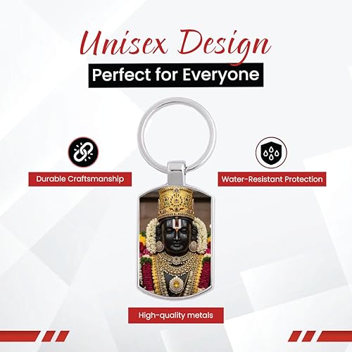 Image of Stylish Metal Keychains with Permanent Glossy Print - Inspirational Quotes & Spiritual Designs - Perfect Key chains for loved ones, Personal Use, Gifts & Return Gifts