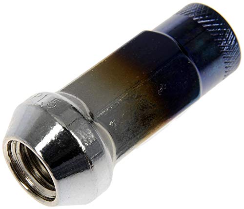Dorman 713-385T Ti-Blue Open End Knurled Wheel Nuts Compatible With Select Models, 20 Pack #TOP23