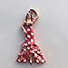 Weekino Ballerina di Flamenco Spagna Barcellona Calamità da frigo 3D Polyresin Tourist City Viaggio Souvenir Collezione Regalo Forte Frigorifero Sticker