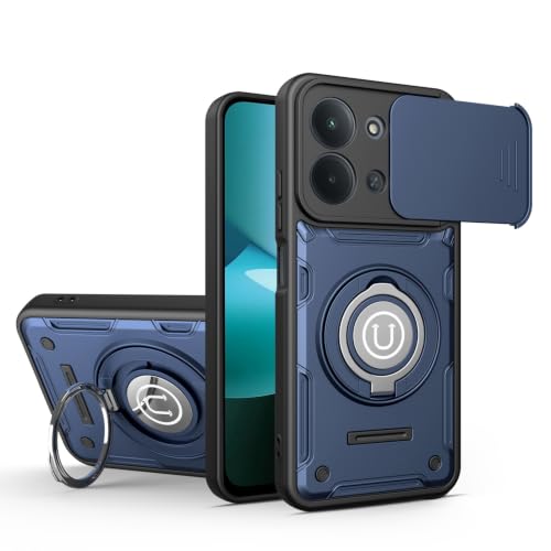 Coque Xiaomi Redmi 15C 4G 171mm blindée et robuste avec support bleu