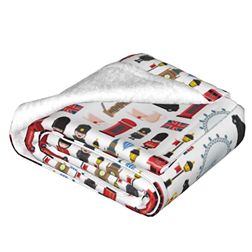 Couverture de canapé Angleterre double couche contre le froid du lit