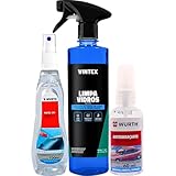 Limpa Vidros Automotivo + Anti Embaçante + Cristalizador