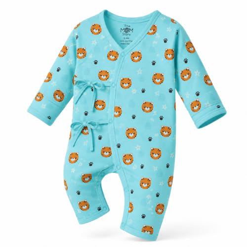 Image of The Mom Store Baby Romper Jabla Style For Boys And Girls | Cotton | Soft Infant Bodysuit | Trendy Stylish Sleepwear For Newborn Baby | Printed | Unisex Comfortable Everyday Baby Wear