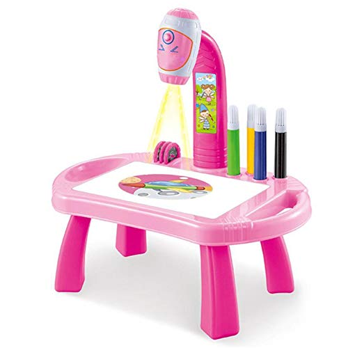 Preisvergleich Produktbild DYMAS Neue Puzzle Kinder Projektion Malerei früh Lehren Lernen Maschine